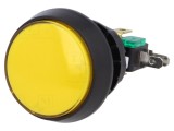 Comutator acţionat prin apăsare, 10A/250VAC, LED galben - HIGHLY ELECTRIC