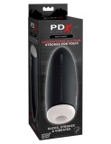 Masturbator PDX Elite Fap-O-Matic, functii de supt si vibratii, material Fanta Flesh, 23.2x8.5cm