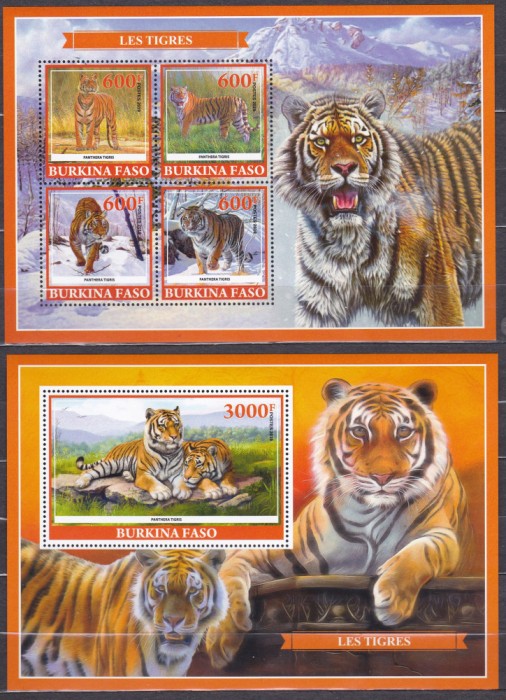 DB1 Fauna Burkina Faso Tigri MNH