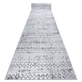 Traversa Structural SIERRA G6042 țesute plate gri - geometric, etnic, 80 cm, Dreptunghi, Polipropilena