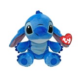 PLUS TY 15CM BEANIE BABIES DISNEY LILO STITCH ALBASTRU