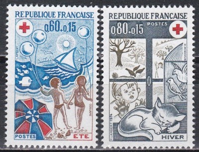 Franta 1974 - Crucea rosie, MNH foto