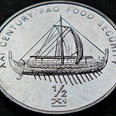 Moneda FAO 1/2 CHON - Coreea de Nord, anul 2002 *cod 3793 - UNC DIN FASIC!