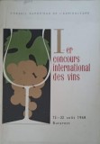 I-ER CONCOURS INTERNATIONAL DES VINS-CONSEIL SUPERIEUR DE L&#039;AGRICULTURE-239982