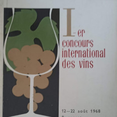 I-ER CONCOURS INTERNATIONAL DES VINS-CONSEIL SUPERIEUR DE L'AGRICULTURE