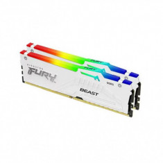 Memorie RAM Kingston, DIMM, DDR5, 64GB, 6000MHz, CL36, 1.35V, FURY Beast White,