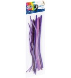 Accesorii creatie sarma plusata mov,30 cm,20 bucati set