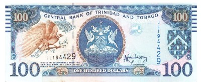 Trinidad Tobago 100 Dolari 2006 P-51UNC foto