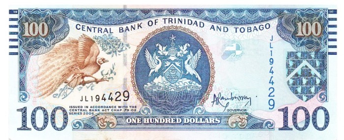 Trinidad Tobago 100 Dolari 2006 P-51UNC