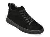 Ghete GRYXX negre, 63578, din piele intoarsa