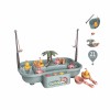 Set de pescuit rotativ Buba Go Fishing, 6 melodii, 21 accesorii, gri, ProCart