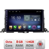 Navigatie Android Toyota Highlander 2013-2018, Octa Core, 8GB RAM, 128GB, 4G