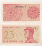 bnk bn Indonezia 25 sen 1964 unc