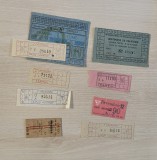 Cumpara ieftin LOT 9 BILETE / ABONAMNETE ITB VECHI , CFR, SATU MARE...