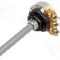 Potentiometru axial, plastic, 4.7k&Omega;, 0.25W, OMEG -