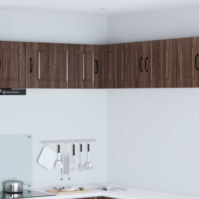 vidaXL Dulap de bucătărie Stejar &icirc;nchis 57 x 57 x 40 cm Lemn compozit 885312