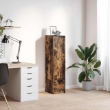 VidaXL Tablou stejar afumat 29,5x34x119,5 cm Lemn prelucrat