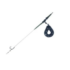 Montura Crap Plumb Pierdut Leadcore 45 Lbs Carlig Hayabusa Nr 4 Grippa 130 Gr foto