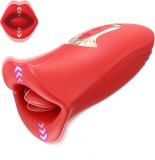 Vibrator French Kissing Motion Rosu