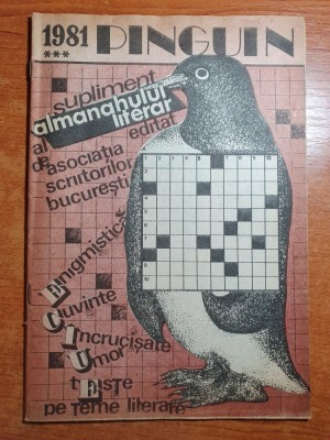 revista pinguin nr.3/1981 - total necompletata foto