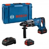 Bosch GBH 18V-28D (solo) Ciocan rotopercutor SDS Plus, 3.4J + 2xProCORE 18V, 5.5Ah + GAL 1880 CV - 4053423319644