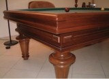 Cumpăr masă biliard francez, carambol, stecca, lemn masiv, blat murmură/ ardezie.