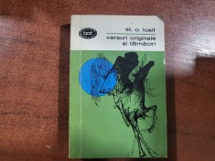 Versuri originale si talmaciri de St.O.Iosif