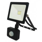 Proiector LED 10W cu Senzor, Exterior/Interior, IP65, Rezistent Apa/Praf, Aluminiu, Iluminat Gradina, Curte, Tavan, Perete