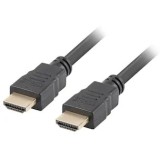 Cablu HDMI, 5m, (T/T), suporta rezolutii 3D TV si 4K UHD, gold plated, black