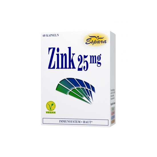 Zink 25 miligrame 60 capsule Espara