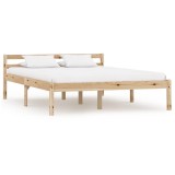 Cumpara ieftin Cadru de pat, 140 x 200 cm, lemn masiv de pin
