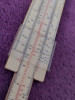 Rigla de Calcul Romaneasca, Completa, Functionala, Husa Originala, Colectie. 15cm