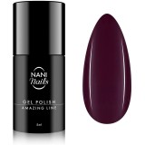 NaniNails NANI Amazing Line lac de unghii sub forma de gel culoare Glass of Wine 5 ml