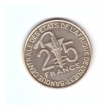 Moneda Africa de Vest 25 francs/franci 2024 FAO, aUNC, cu luciu