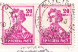 bnk cp Romania Activitati 1955 - 20 bani Miner- microsemn R