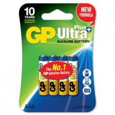 Baterie AAA (R3) alcalina UltraPlus GP 4buc/blister