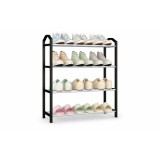 Raft pentru incaltaminte 4 polite,metal negru