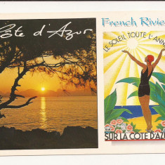 FR1 -Carte Postala - FRANTA- Cote D'Azur, French Riviera, necirculata