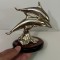 STATUETA Laminata ARGINT 800 - 2 Delfini - ANDROS Preziosi - Vintage !