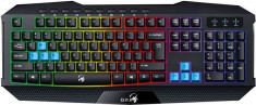 TASTATURA GENIUS gaming USB, multimedia, 104 taste + 10 tas foto