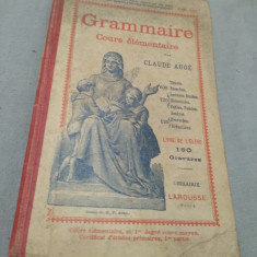 GRAMMAIRE COURS ELEMENTAIRE PAR CLAUDE AUGE 180 DE GRAVURI