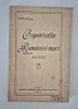 Carte Veche Cernauti 1920 Aurel Onciul - Organizatia Romaniei Mari, 100 pagini, Bibliofilie