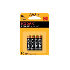 Set 4 baterii R3 AAA Kodak, alcaline, 1.5V