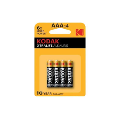 Set 4 baterii R3 AAA Kodak, alcaline, 1.5V foto