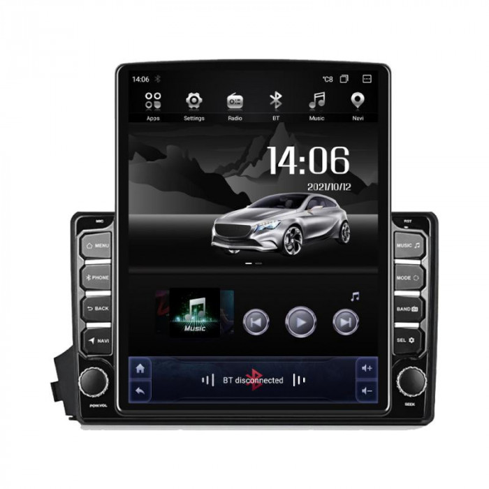 Navigatie dedicata Ssangyong Kyron Actyon G-158 ecran tip TESLA 9.7&quot; cu Android Radio Bluetooth Internet GPS WIFI 4+32GB DSP 4G CarStore Technology