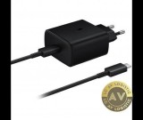 Incarcator Retea cu Cablu USB-C Samsung EP-TA845 + DW767JBE 45W 4.05A 1 x USB-C Negru GP-PTU020SOFBQ