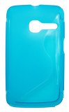 Husa silicon S-line albastra pentru Orange Dabi (Alcatel OT-3040)