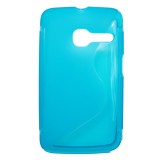 Husa silicon S-line albastra pentru Orange Dabi (Alcatel OT-3040)