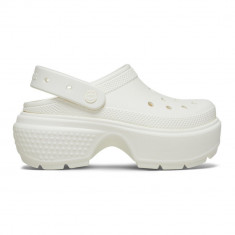 Saboti Crocs Stomp Clog Alb - Chalk