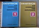 Două volume ale cursului clasic de limba germană &bdquo;Deutsch &ndash; Ein Lehrbuch f&uuml;r Ausl&auml;nder&rdquo;